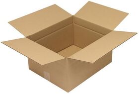 Faltkarton 1-wellig Maße 400x330x220mm Qualität 1.30 C braun TRANSPAK - VPE: 25