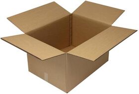 Faltkarton 3-wellig Maße 770x570x440mm Qualität 2.91ACA braun TRANSPAK - VPE: 5