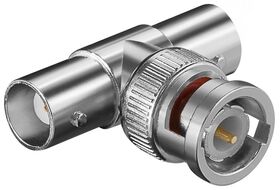 BNC-Stecker > 2x BNC-Kupplung- VPE: 10