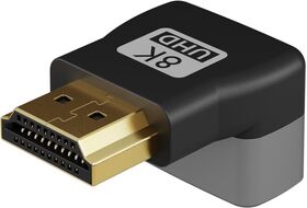 HDMI™-Winkeladapter 90° vertikal, 8K/60Hz- VPE: 1