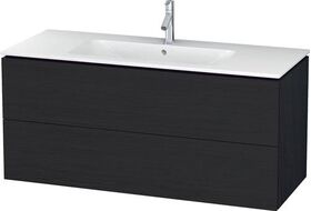 Duravit Waschtischunterbau L-CUBE 1220x481x550mm eiche schwarz