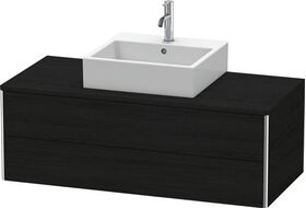 Duravit Waschtischunterbau XSQUARE 400x1200x548mm eiche schwarz