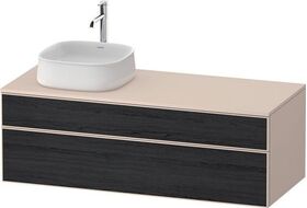 Duravit Waschtischunterbau Zencha 1300x442x550mm Ei sw / ta s-matt o ES