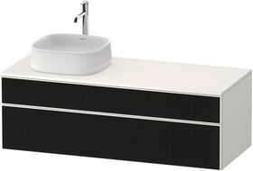 Duravit Waschtischunterbau Zencha 1300x442x550mm sw ls / we s-matt o ES