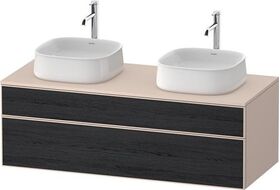 Duravit Waschtischunterbau Zencha 1300x442x550mm Ei sw / ta s-matt o ES