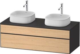 Duravit Waschtischunterbau Zencha 1300x442x550mm Ei na / gra s-matt o ES