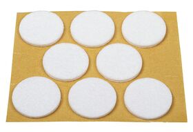 HANSI-SIEBERT Filzgleiter Ø28mm weiß 8er Pack