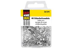 EASY WORK Sicherheitsnadelnsortiment 40-teilig
