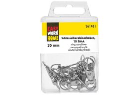 EASY WORK Schlüsselkarabinerhakensatz 10er Pack