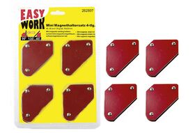 EASY WORK Mini Magnethaltersatz 4er Pack