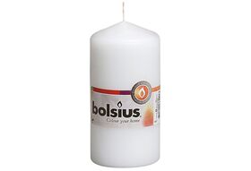 BOLSIUS Stumpenkerze 12x5,8cm weiß
