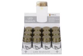 METALLWARENFABRIK MOLL LED-Grablicht batteriebetrieben (nicht enthalten) weiß