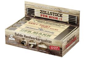 LA VIDA Zollstock 'Für Dich :-)' 16-teilig, 4 Motive á 4 Stück