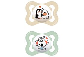 MAM Schnuller Supreme Silikon 'Elefant / Koala' 2er Set 2er Set
