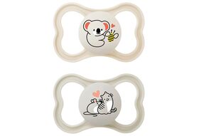MAM Schnuller Supreme Silikon 'Koala / Katze' 2er Set 2er Set