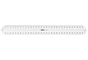 BRUNNEN Lineal 30cm mit Griff