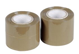 2 Roll.Packband 25mx38mm br., 5 Pack = 10 Stück