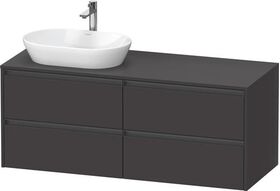 Duravit Waschtischunterbau Ketho.2 1400x568x550mm Be li graphit supermatt