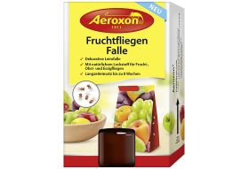 Aeroxon Fruchtfliegenfalle Leimfalle, Flasche mit Lockstoff - VPE: 6