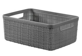 CURVER Aufbew.-Box S 5l Jute Rec.anth - VPE: 6