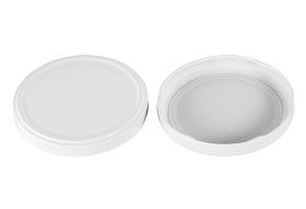 DOSEN-ZENTRALE Twist-off Deckel sterilisationsfest Ø100mm weiß - VPE: 6