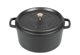 STAUB Cocotte Bräter nClassic Gusseisen 5 l Ø26cm schwarz