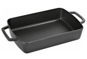 STAUB Auflaufform nClassic Gusseisen 30x20cm schwarz