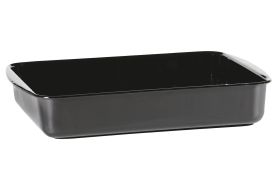 KARL KRÜGER Auflaufform Universal 41x32x7,5cm emailliert schwarz