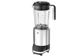 WMF Multifunktionsstandmixer Kult Pro 0416530011 2 To go-Mixflaschen (500 ml + 700 ml), kleiner Mahlbehälter (300 ml), 2 Trinkdeckel, 1 Aufbewahrungsdeckel, Mixkrug (1,2 l) mit Nachfüllöffnung und Dosierbecher im Deckel, abnehmbarer Griffabdeckung