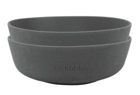 FILIBABBA Schüssel Sili. Stone Grey 2PA
