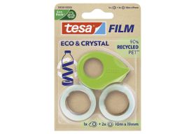 TESA Abroller + 2Rollen Eco&Crytal - VPE: 9