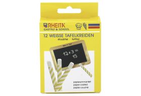 Wandtafelkreide eck weiß 12St - VPE: 12