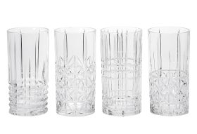 Nachtmann Longdrinkbecher Highland 37,5 cl 15,1cm Ø7,7cm 4er Set