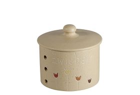 Zwiebeltopf mit Schrift 2,3 l 18x16cm