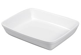 VISTA ALEGRE Auflaufform rechteckig Steingut 31x24,5x6,5cm weiß - VPE: 4