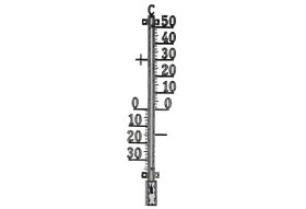 TFA-DOSTMANN Innen/Außenthermometer Metall rostfrei 42cm 10 Stück