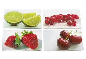 RICOLOR Brettchen Obst 23,5x14,5cm - VPE: 6