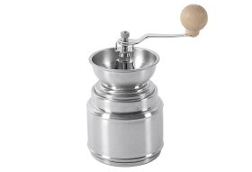 ZELLER PRESENT Kaffeemühle Edelstahl 16cm Ø9,5cm silber