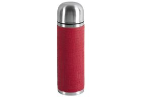 EMSA Isolierflasche 1 l Manschette rot