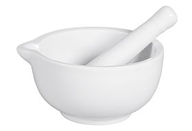 Mörser Keramik Ø15cm weiß