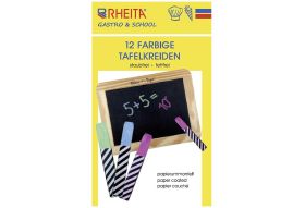 Wandtafelkreide eck farb 12St - VPE: 12