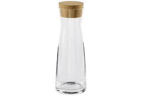 BOHEMIA CRISTAL Karaffe mit Korkstopfen 1000 ml - VPE: 6