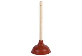 ohne Marke Abflussreiniger 46cm Ø14cm mit Holzstiel