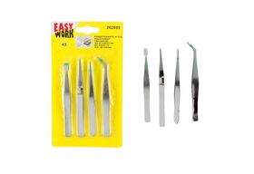 EASY WORK Pinzettensatz 4-teilig