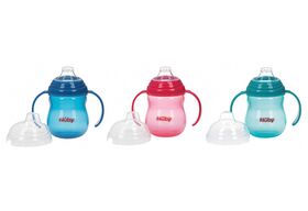 Nuby Trinklerntasse mit Click-It-Verschluß 3fach sortiert