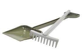 DANTOY Grean Bean Garten-Set Rechen / Schaufel 2-teilig 1 Schaufel L 50 cm, 1 Rechen L 42 cm
