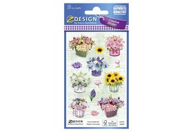 AVERY ZWECKFORM Sticker Blumen Papier 56890