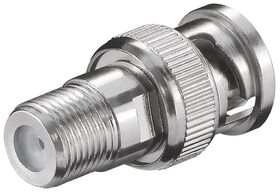 F-Adapter: F-Buchse > BNC-Stecker- VPE: 10