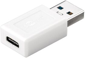 USB 3.0 SuperSpeed-Adapter USB-A auf USB-C™, weiß- VPE: 1