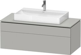 Duravit Waschtischunterbau L-CUBE 1220x482x550mm betongr ma o ES